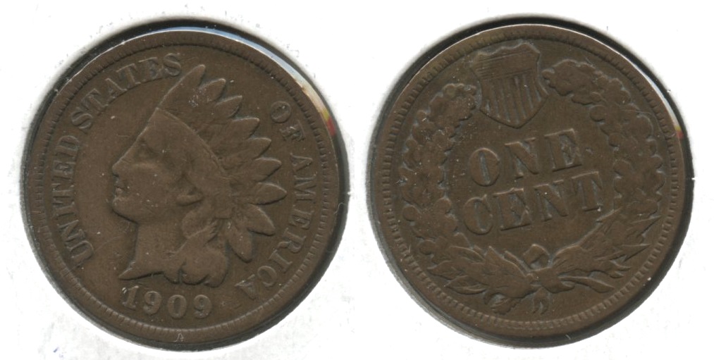 1909 Indian Head Cent VG-8 #o