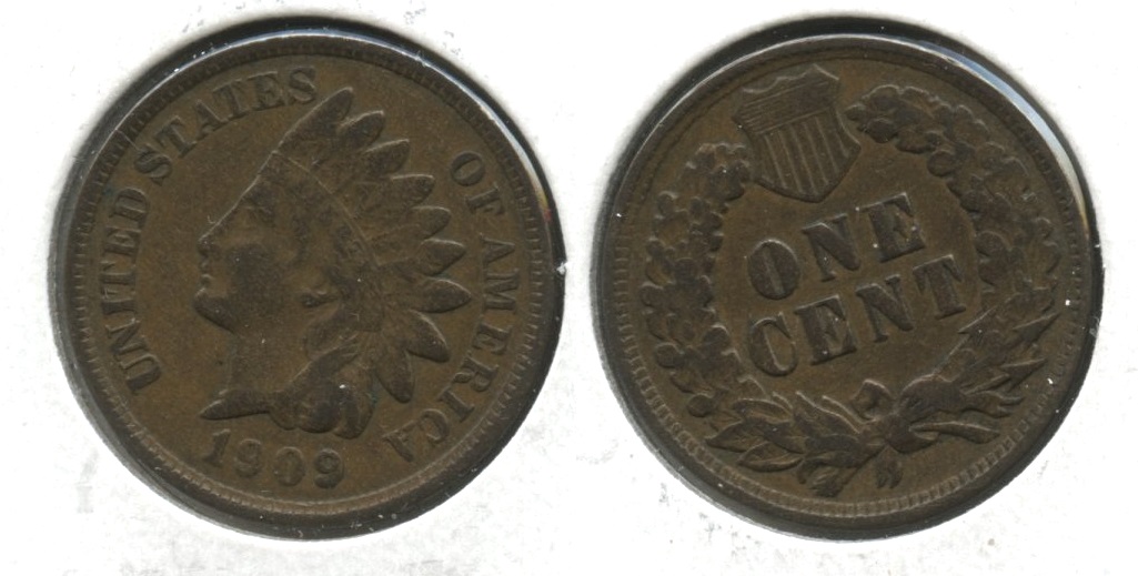 1909 Indian Head Cent VG-8 #p
