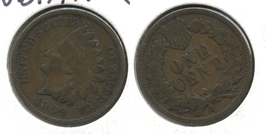 1909 Indian Head Cent VG-8 #s
