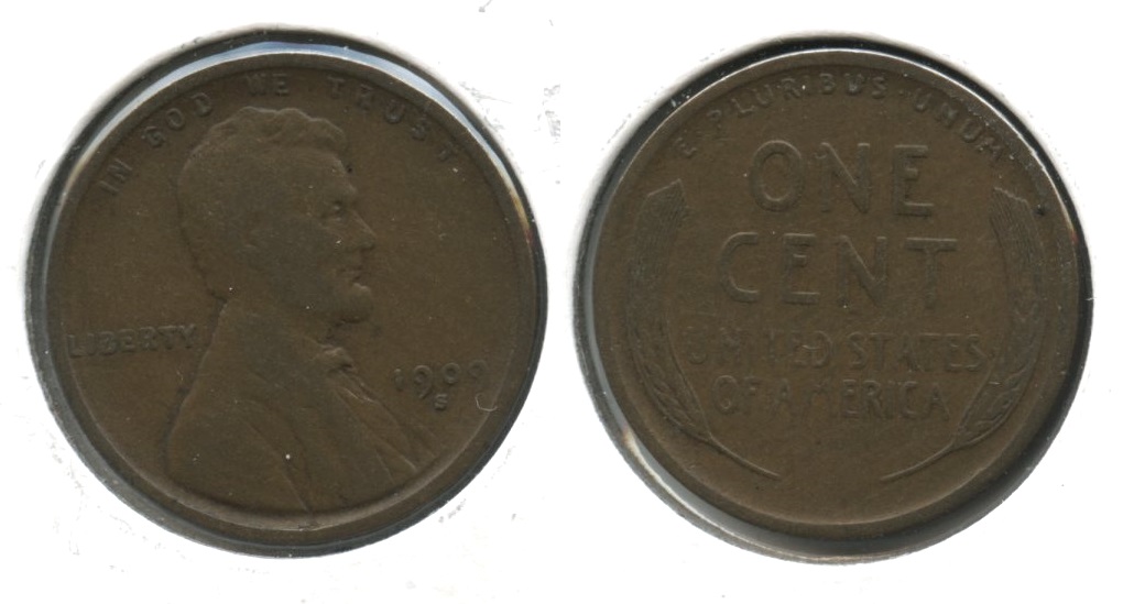 1909-S Lincoln Cent Fine-12 #d