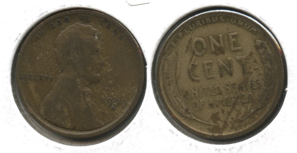 1909-S Lincoln Cent Fine-12 #e