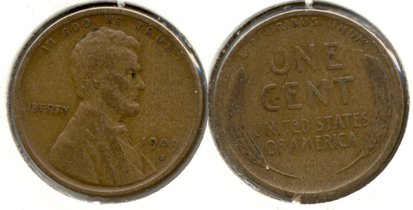 1909-S Lincoln Cent VF-20