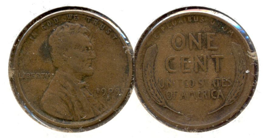 1909-S Lincoln Cent VF-20 c