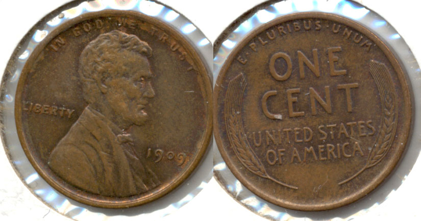 1909 Lincoln Cent MS-63 Brown