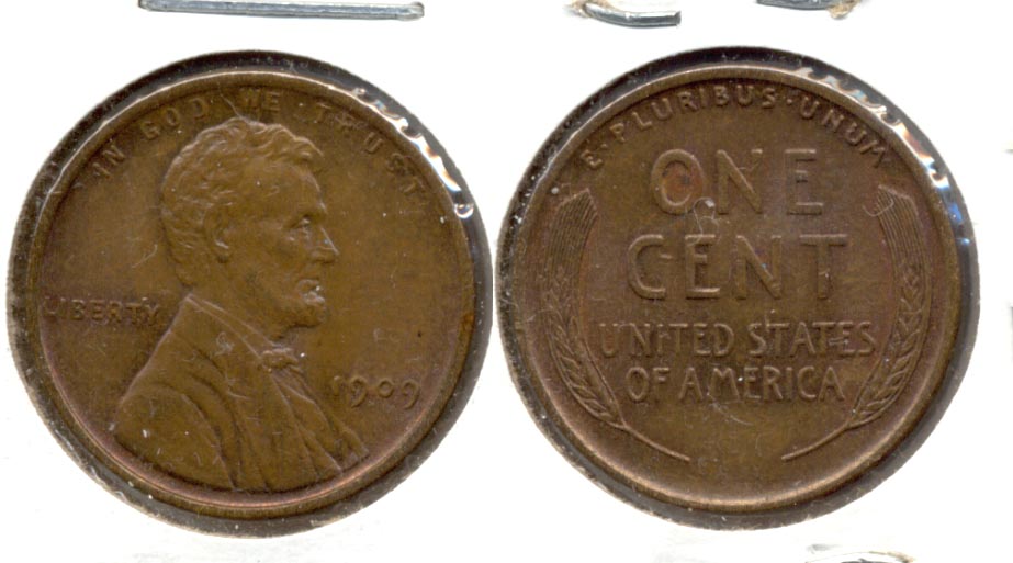 1909 Lincoln Cent MS-63 Brown h