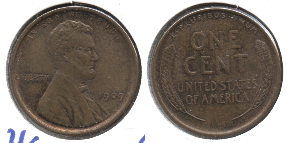 1909 Lincoln Cent MS-63 Brown #q