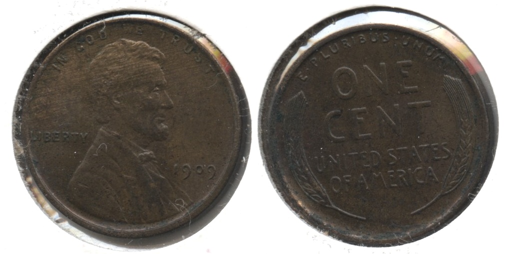 1909 Lincoln Cent MS-63 Brown #r
