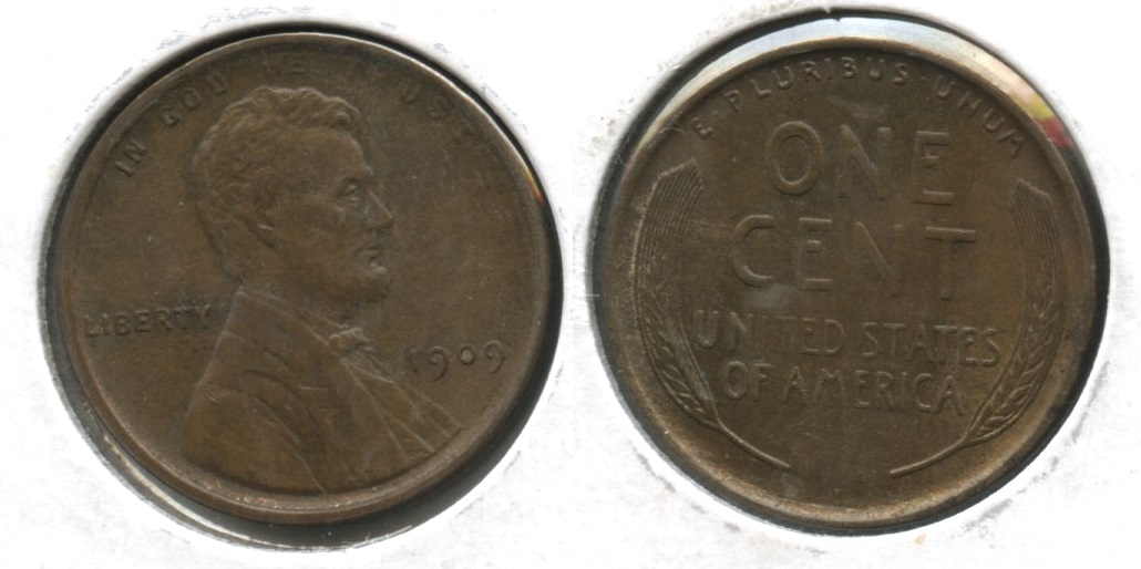 1909 Lincoln Cent MS-63 Brown #w