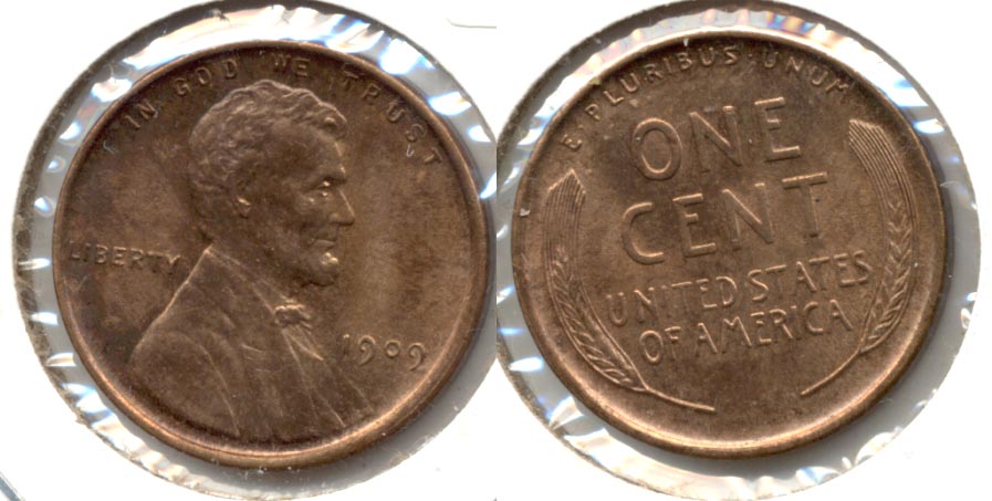 1909 Lincoln Cent MS-63 Brown e