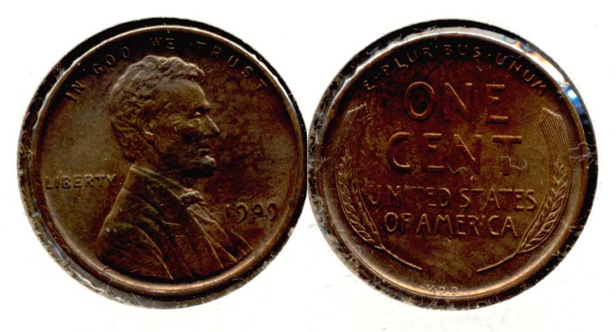 1909 VDB Lincoln Cent AU-55 as