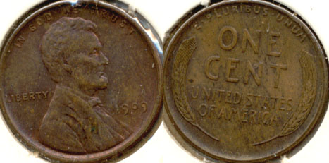 1909 VDB Lincoln Cent AU-55 k