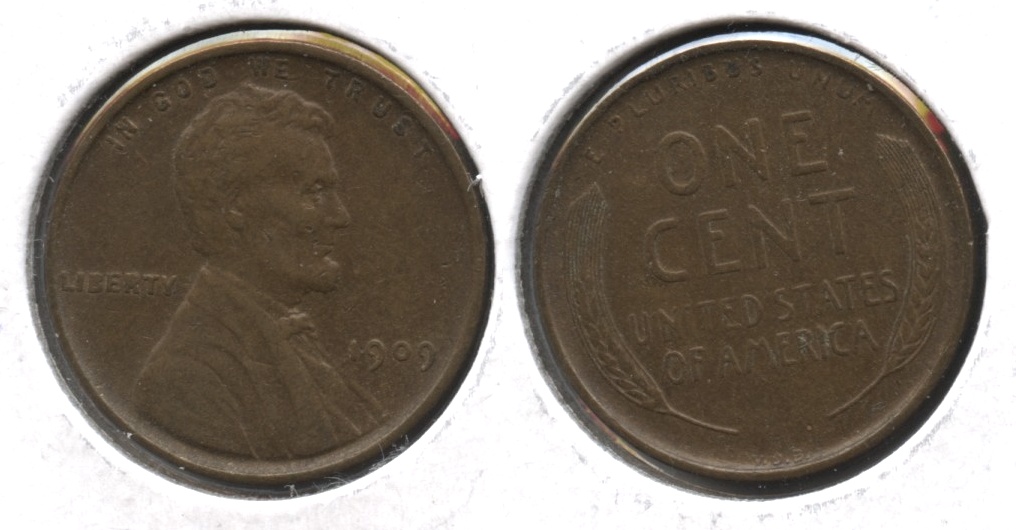 1909 VDB Lincoln Cent EF-40 #ab