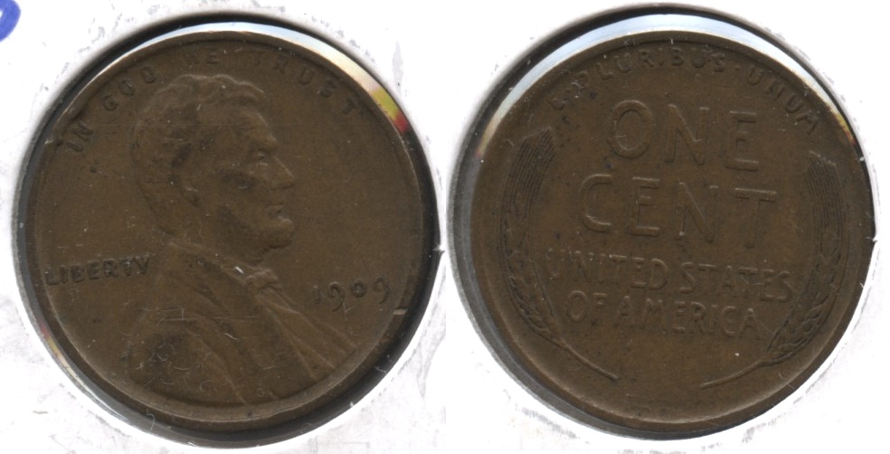 1909 VDB Lincoln Cent EF-40 #ad