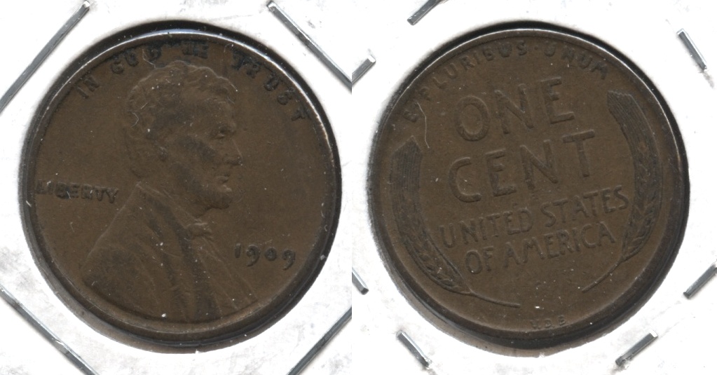 1909 VDB Lincoln Cent EF-40 #al