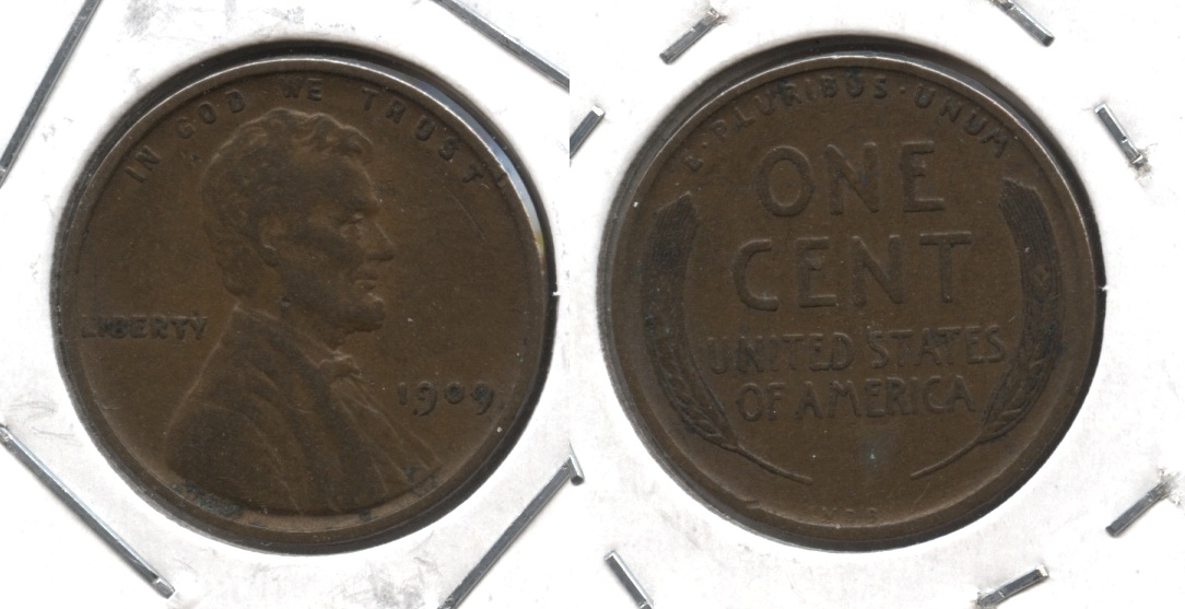 1909 VDB Lincoln Cent EF-40 #am