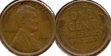 1909 VDB Lincoln Cent EF-40 j