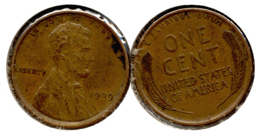 1909 VDB Lincoln Cent EF-40 q