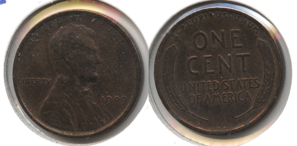 1909 VDB Lincoln Cent F-12 #c Cleaned