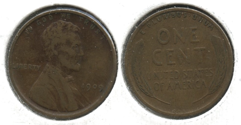 1909 VDB Lincoln Cent F-12 #o