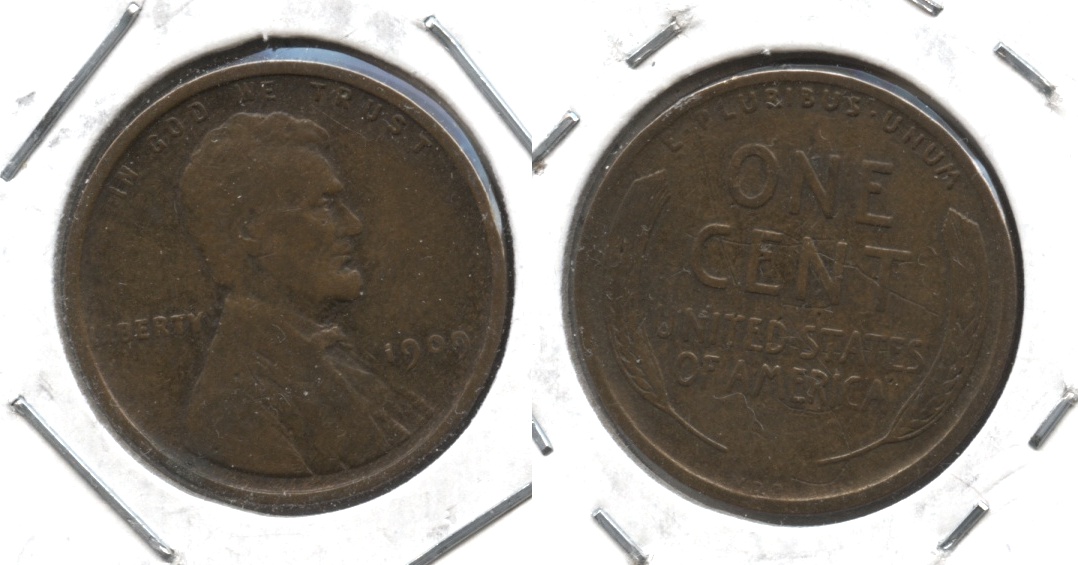 1909 VDB Lincoln Cent Good-4 #b