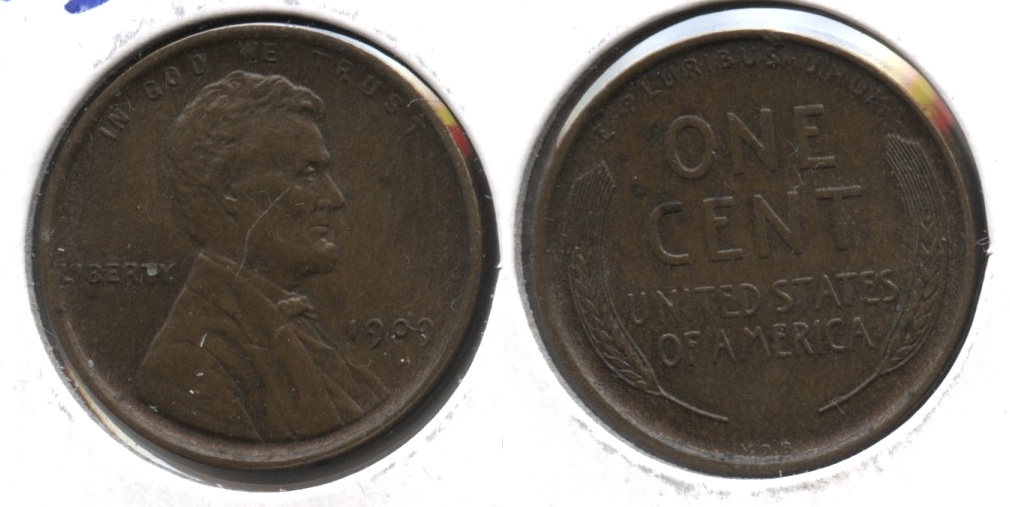 1909 VDB Lincoln Cent MS-60 Brown #l