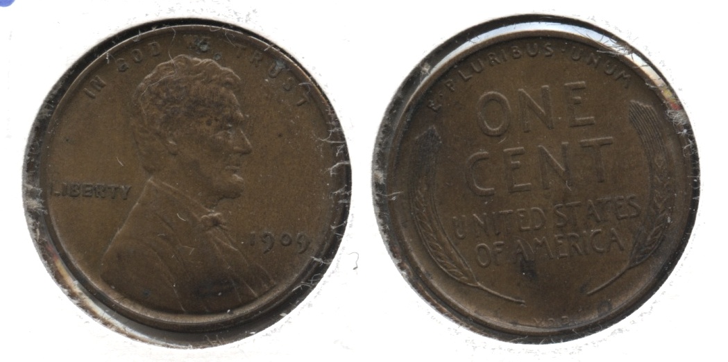 1909 VDB Lincoln Cent MS-60 Brown #n
