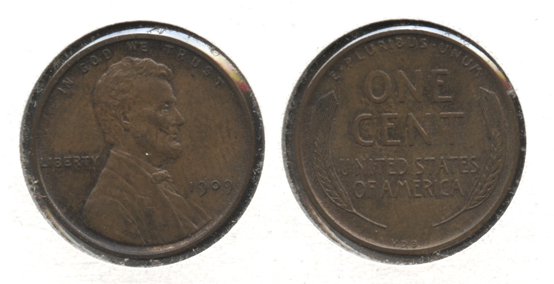 1909 VDB Lincoln Cent MS-63 Brown #m