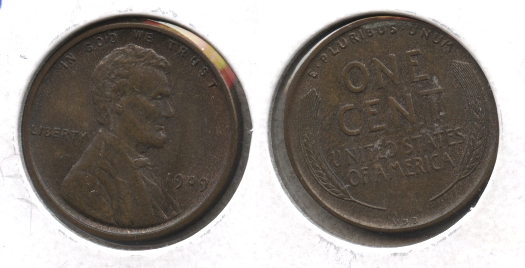 1909 VDB Lincoln Cent MS-63 Brown #q
