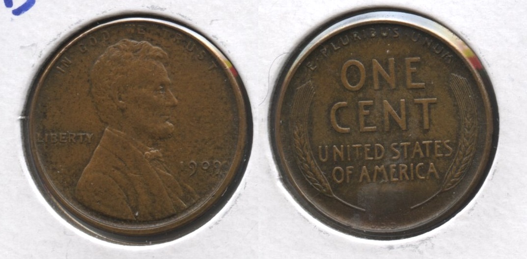 1909 VDB Lincoln Cent MS-63 Brown #s