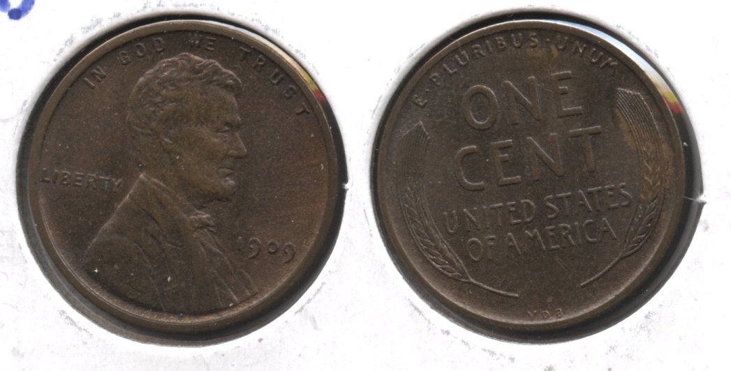 1909 VDB Lincoln Cent MS-64 Brown #p