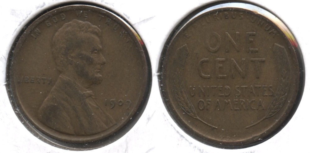 1909 VDB Lincoln Cent VF-20 #d