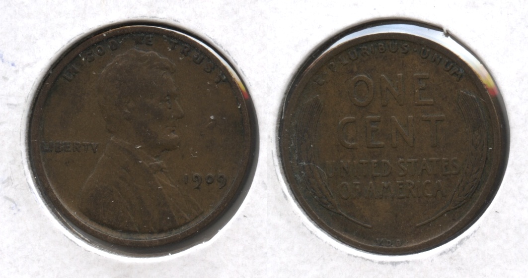 1909 VDB Lincoln Cent VF-20 #i