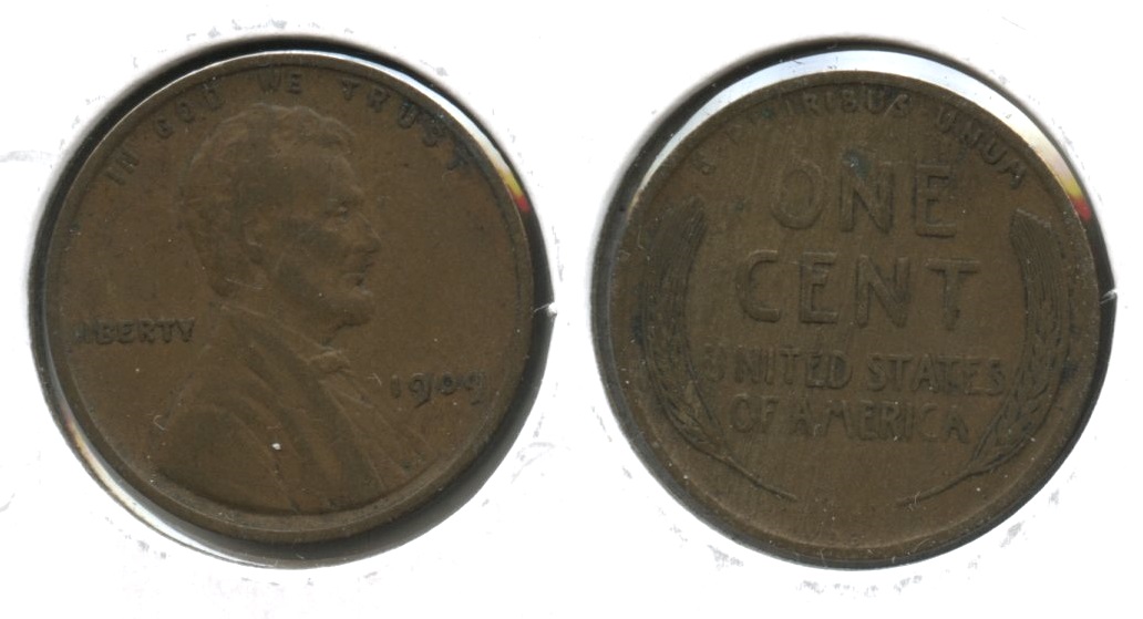 1909 VDB Lincoln Cent VF-20 #q