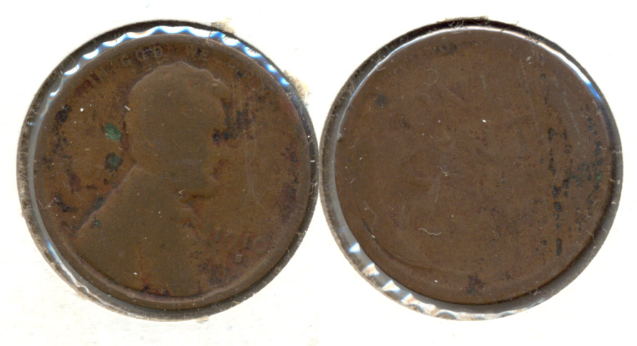 1910-S Lincoln Cent AG-3