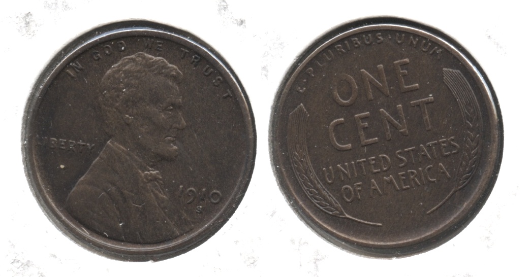 1910-S Lincoln Cent AU-50 #b