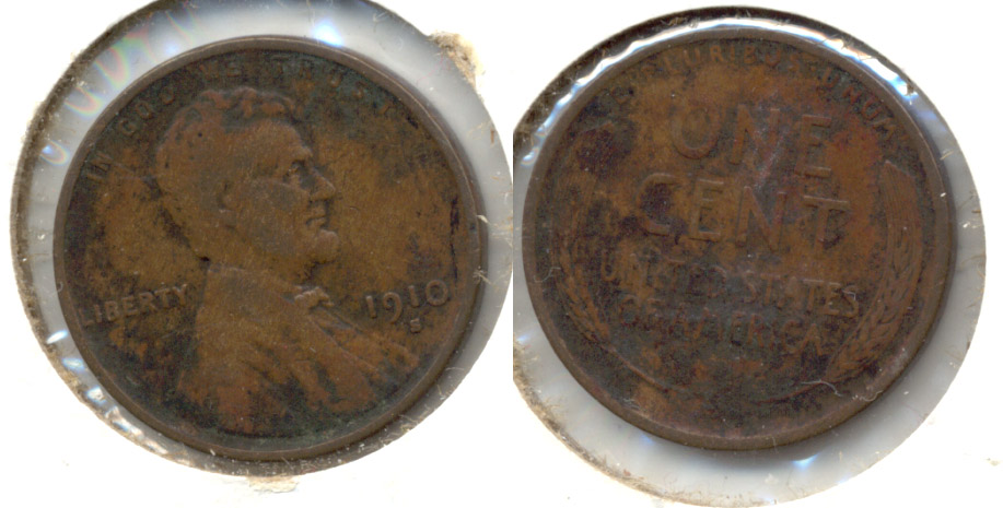 1910-S Lincoln Cent Fine-12 a