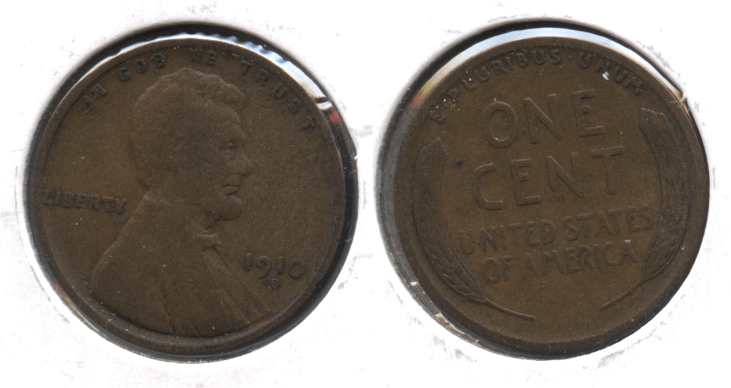 1910-S Lincoln Cent Fine-12 #o