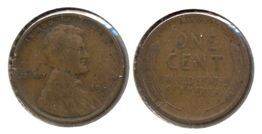 1910-S Lincoln Cent Good-4 b