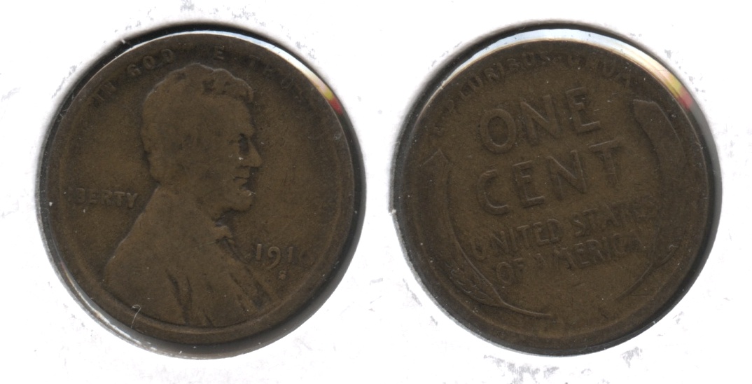 1910-S Lincoln Cent Good-4 #h