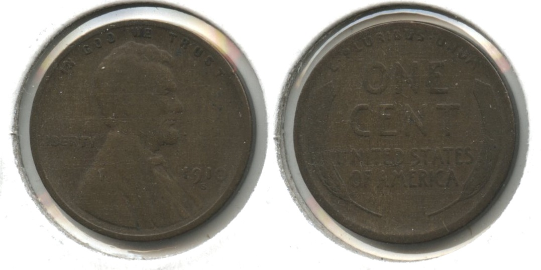 1910-S Lincoln Cent Good-4 #o