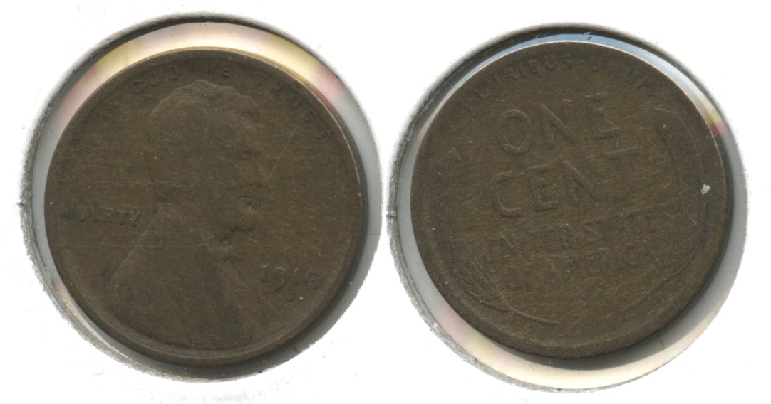 1910-S Lincoln Cent Good-4 #p