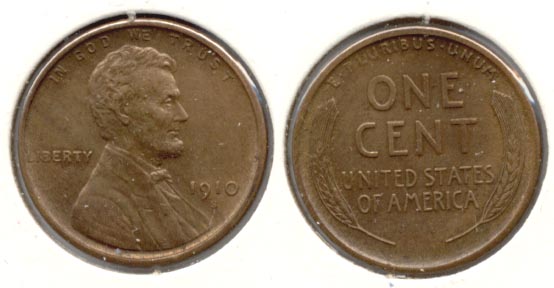 1910-S Lincoln Cent MS-60 Brown