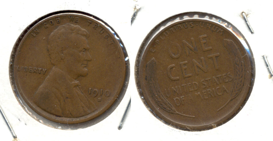 1910-S Lincoln Cent VF-20 b