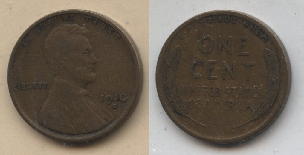 1910-S Lincoln Cent VF-20 #r