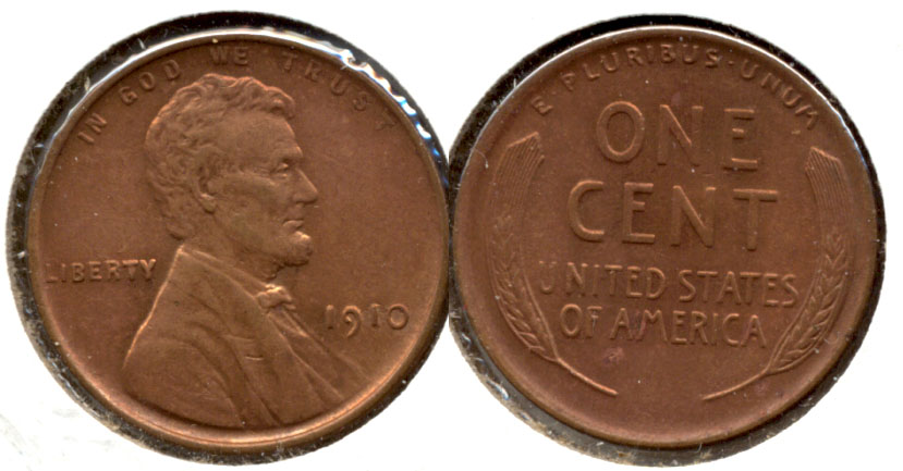 1910 Lincoln Cent AU-58