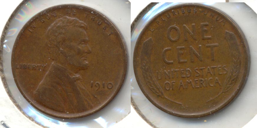1910 Lincoln Cent EF-45 d
