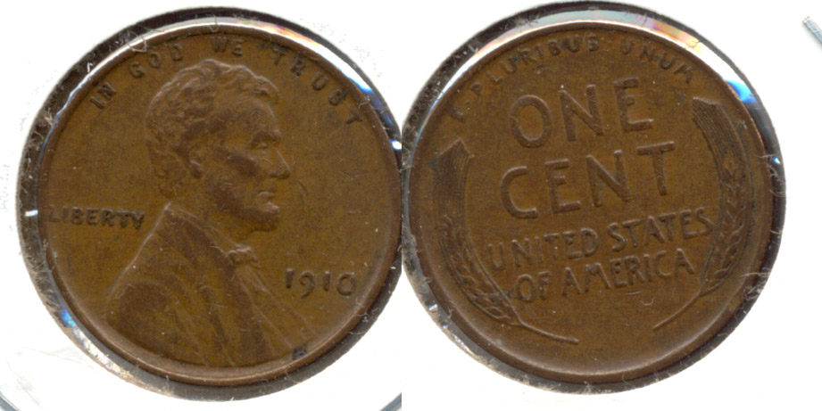 1910 Lincoln Cent EF-45 e