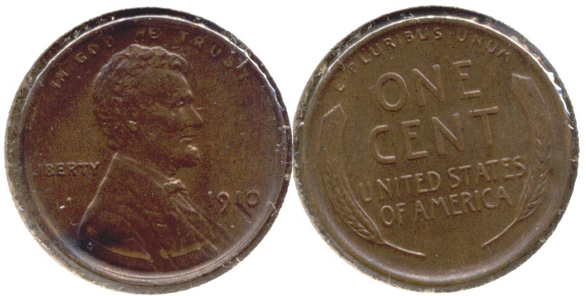 1910 Lincoln Cent MS-60 Brown