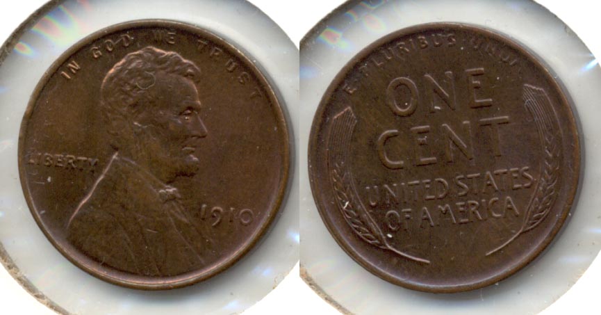 1910 Lincoln Cent MS-63 Brown
