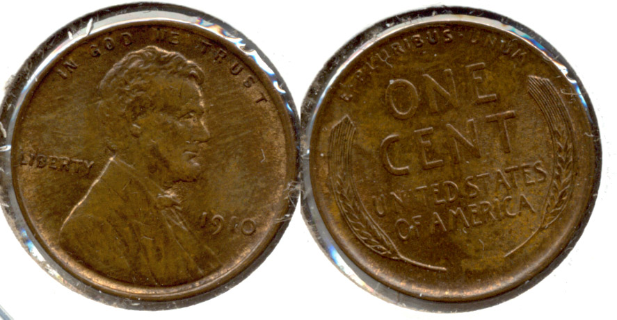 1910 Lincoln Cent MS-63 Brown f